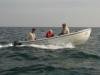 Das Angelboot Ryds ist 2,4 Meter lang und verfügt über einen 15 PS starken Motor.