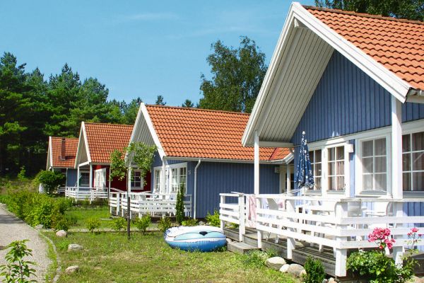 Feriendorf am Useriner See in der Nähe der Müritz