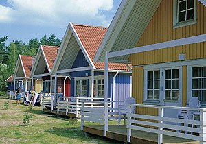 Feriendorf am Useriner See in der Nähe der Müritz