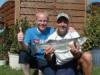 Ihr Gastgeber Andreas Dietrich und erfolgreicher Angler Uwe Kaiser