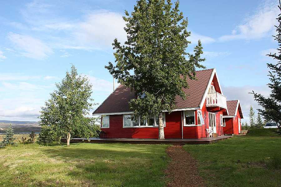 Das Haupthaus der Lodge Eyvindara.
