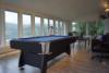 Der Billiardtisch über dem Apartment der den Gästen zur Verfügung steht.