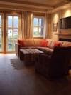 Der Wohnbereich des Ferienhauses im Farsund Resort