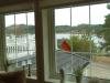Blick nach Süden aus dem Wohnzimmer auf den Fjord