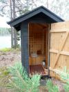 Hier findet man die klassische norwegische Biotoilette - das sogenannte >Utedo<
