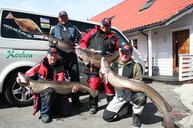 4. Tag: Gruppenfoto mit Gruppe Winternebst Lengfischen