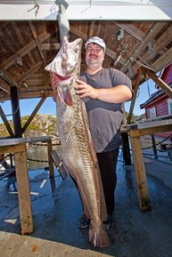2. Tag: Der größte Leng des Tages war beeindruckende 18,8kg schwer und 150cm lang. 2. Tag: Der größte Leng des Tages war beeindruckende 18,8kg schwer und 150cm lang.