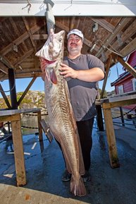 2. Tag: Der größte Leng des Tages war beeindruckende 18,8kg schwer und 150cm lang.