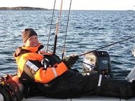 Entspanntes Fischen direkt auf dem Atlantik