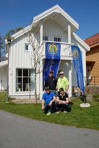 Das Team in Farsund – Christian, Frank, Thomas und Max