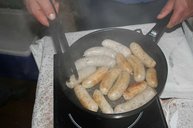 4. und 5. Tag: Fisch-Bratwurst von Dahte Fisch-Gewürze – Leeeeecker!!!!