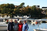 1. Tag: Das Betreuerteam: Christian, Lutz, Jürgen, Frank (von links)