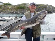 7. Tag: Letzter Fang: Thomas Grossmann mit 8,12 kg Seelachs