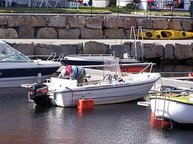 Das Boot im Hafen vor Lillehavn