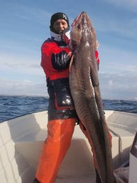 Andy mit Nautnes-Rekord 1,60 m, 28,0 kg