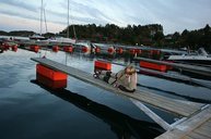 4. Tag: Abends noch am Steg – Unermüdlicher Angler