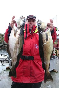 6. Tag: Der Nautnes-Spezialist (und spätere Sieger) Uwe Schönfeld fing auch bei schlechten Wetter wieder sein Fische!