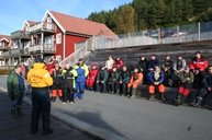Einweisung und Begrüssung am Steg