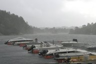 Das Wetter war leider nicht immer gut .....