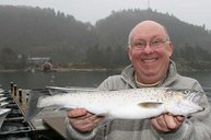5. Tag: Hartmuts erste norwegische Meerforelle 5. Tag: Hartmuts erste norwegische Meerforelle