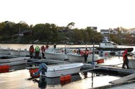 2. Tag: Die Fischkisten werden entladen 2. Tag: Die Fischkisten werden entladen