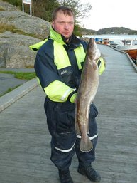 4. Tag: Der Fisch des Tages war ein Leng von über 4 kg Gewicht.