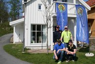 1. Tag: Das Festival-Team vor Ort: Max, Thomas, Frank und Christian 1. Tag: Das Festival-Team vor Ort: Max, Thomas, Frank und Christian