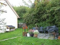 Grillplatz im Garten des Ferienhauses