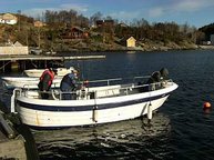 Eins unserer Dieselboote.