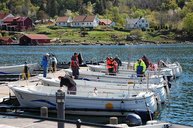 Letzter Tag: Die Boote werden gesäubert