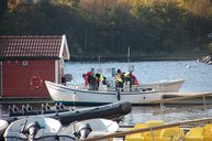 7. Tag: Die Boote werden zur Abgabe geputzt und wieder vollgetankt 7. Tag: Die Boote werden zur Abgabe geputzt und wieder vollgetankt