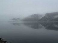 Nebel... warten auf die erste Ausfahrt