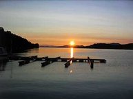 Sonnenuntergang in Dingja