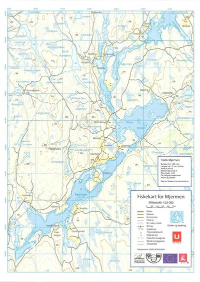 Gewässerkarte vom Mjermen