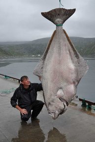 Marco Liebenow und der 233,5-Kilo-Riese