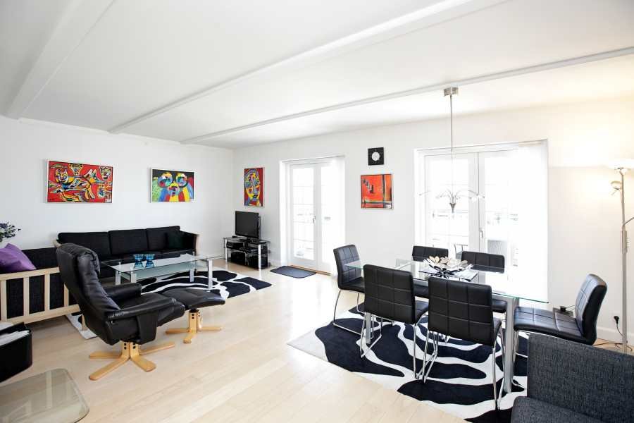 Wohnbeispiel Wohnzimmer.