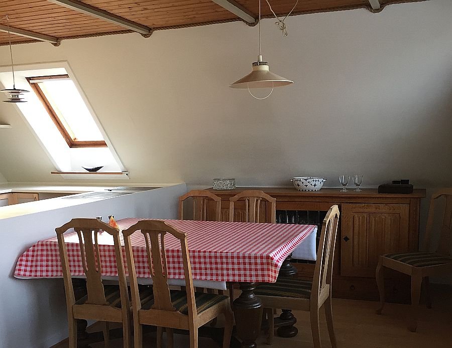 Sitzgruppe in der Küche.