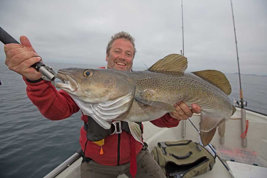 Rainer mit Flatangerdorsch.