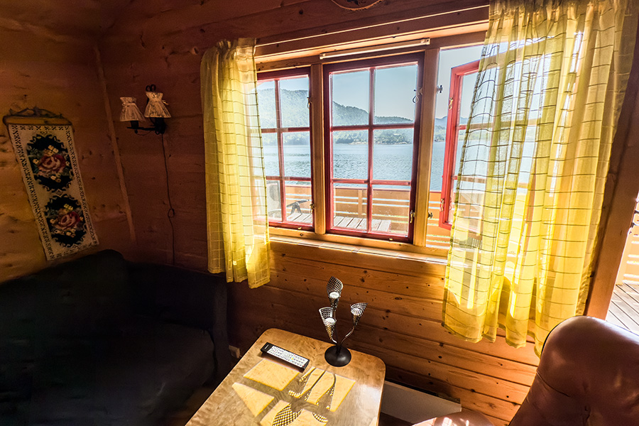 Die Aussicht aus dem Sjøhus 1.