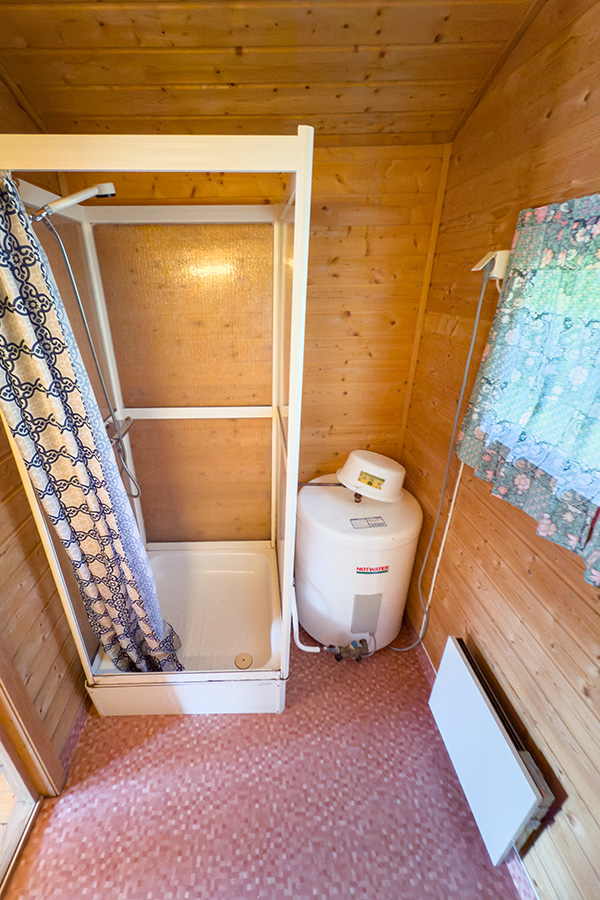 Dusche im Sjøhus.