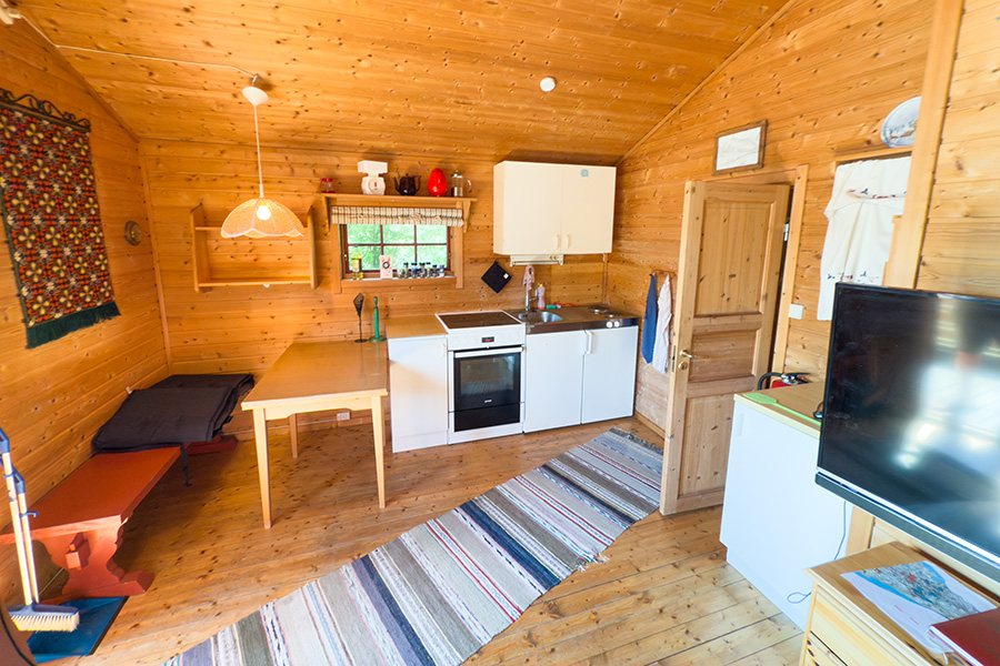 Die Küchenzeile im Sjøhus.