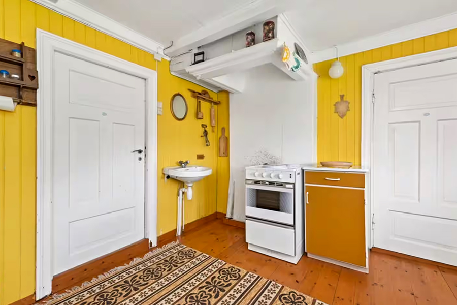 Ein Teil der Küche in der Einarstua.