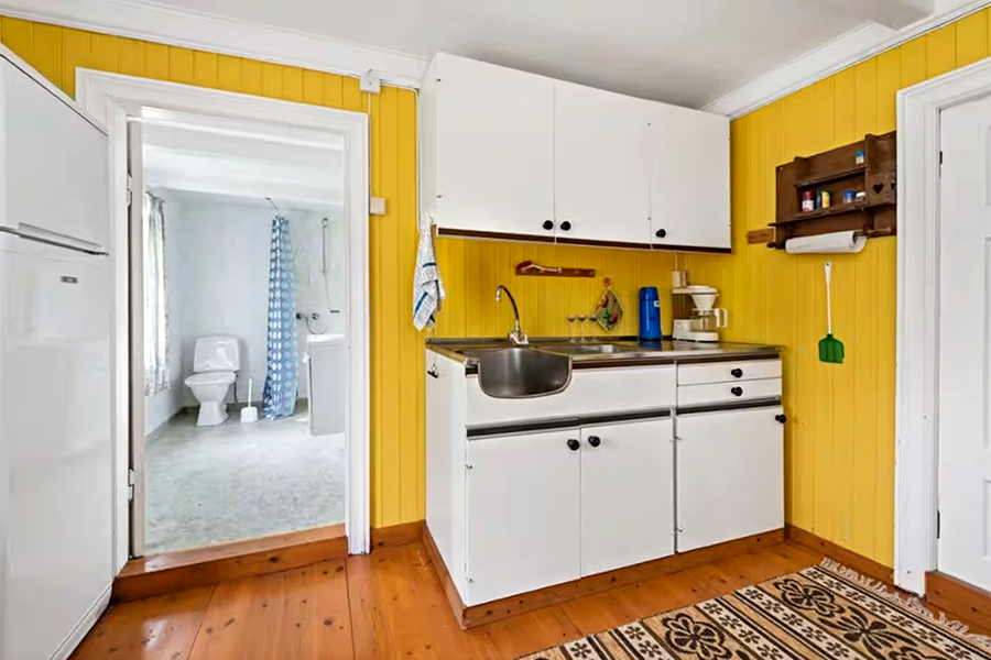 Ein Teil der Küche in der Einarstua.