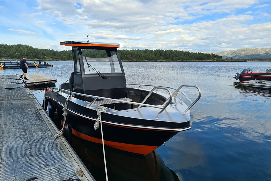 Aluboot Klokt mit Hardtop