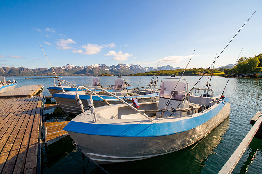 Polarsirkelen Kvitbrygga Rorbuer