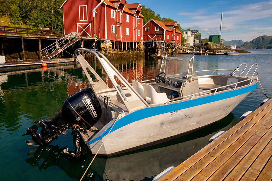 Polarsirkelen Kvitbrygga Rorbuer