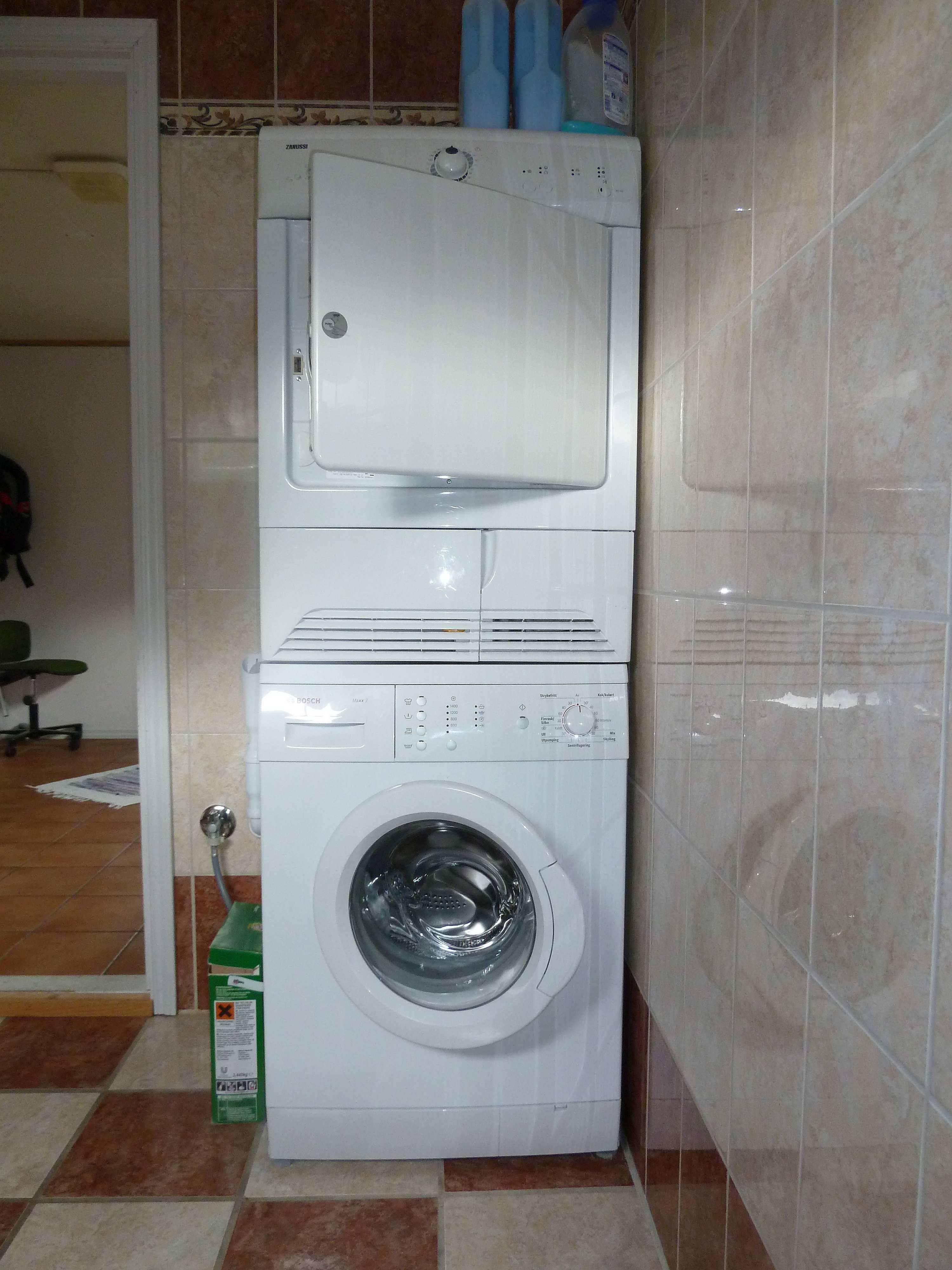 Praktisch - Waschmaschine und  Trocker stehen zur Verfügung