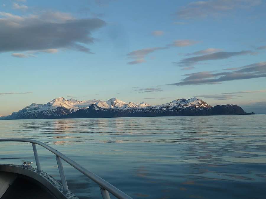 Blick aus der Bucht von Akkarvik nach Süden