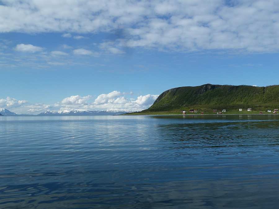 Der Ausgang der Bucht von Akkarvik
