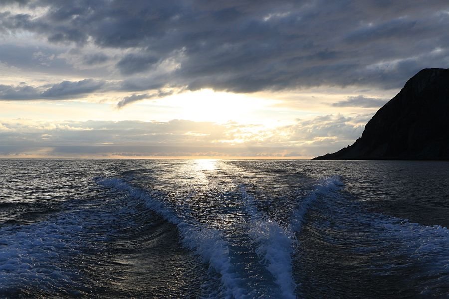 Heilbutt-Dämmerung am Nordkinn.